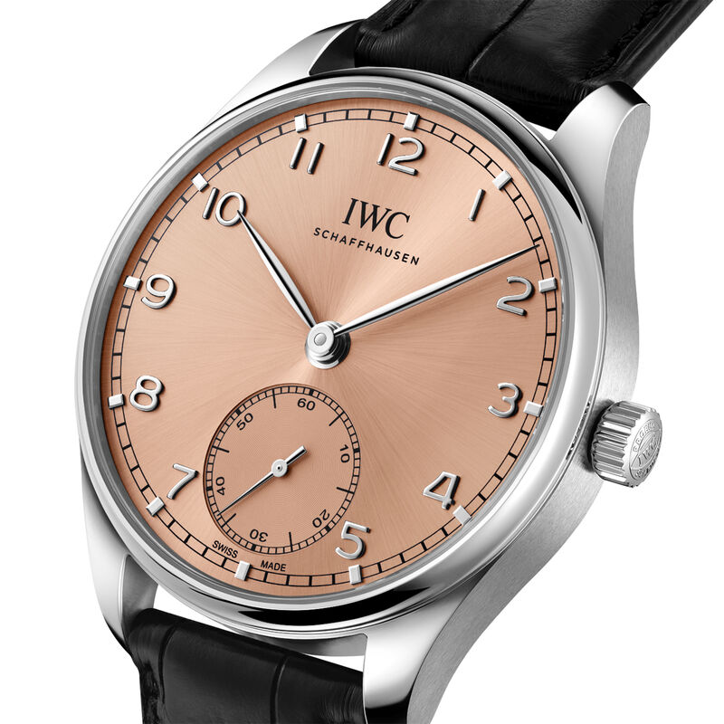 IWC Portugieser Automatic 40 Salmon Dial Watch, 40.4mm image number 3