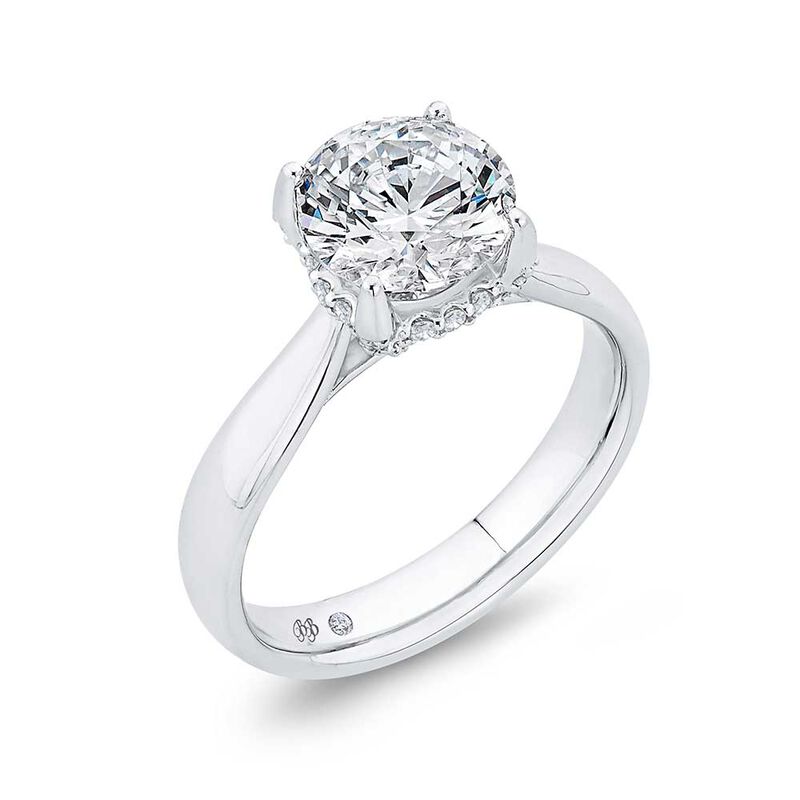 Bella Ponte Diamond Engagement Ring Setting in Platinum image number 0