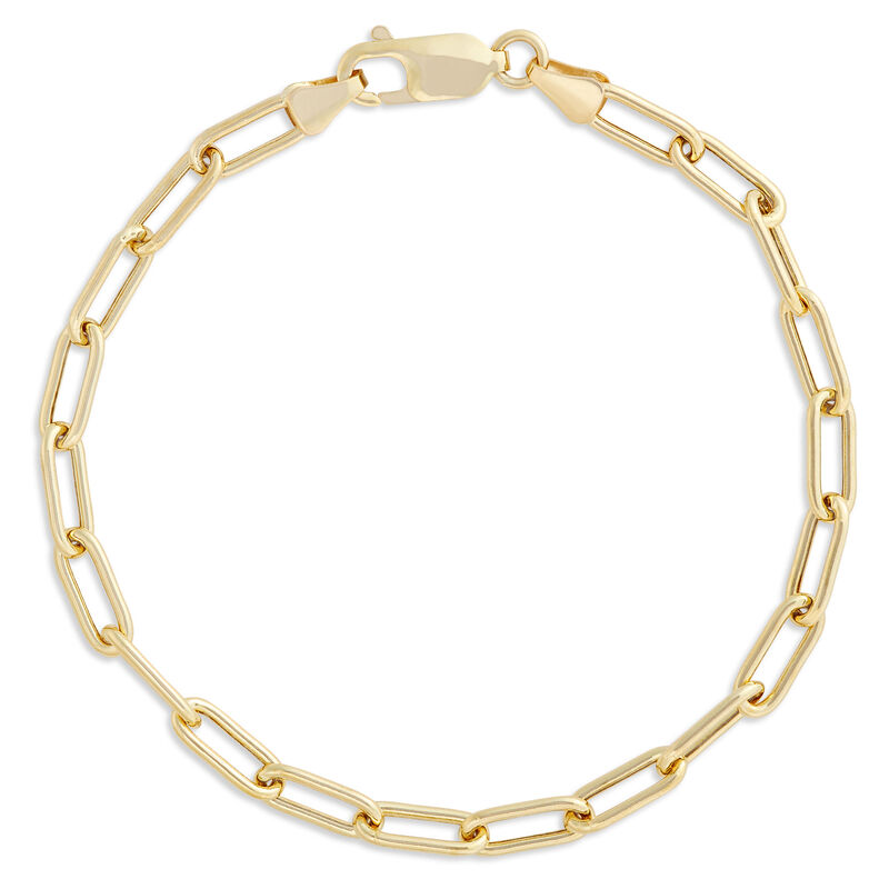 Toscano 7.5-Inch Oval Link Bracelet, 14K Yellow Gold image number 1