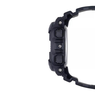 G-Shock S-Series Black Strap Gray Dial Watch, 49mm