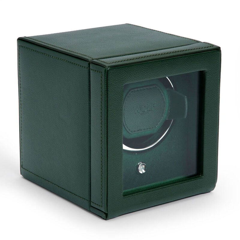 WOLF Cub Single Watch Winder With Cover, Green image number 2