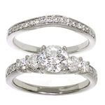 Diamond Bridal Set in Platinum