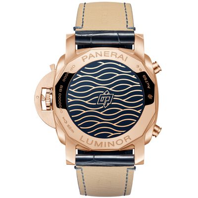 Panerai Luminor Chrono Goldtech™ Blue Dial Watch, 44mm