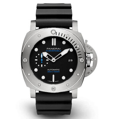 PANERAI Submersible 1950 Titanio Black Dial Titanium Watch, 47mm