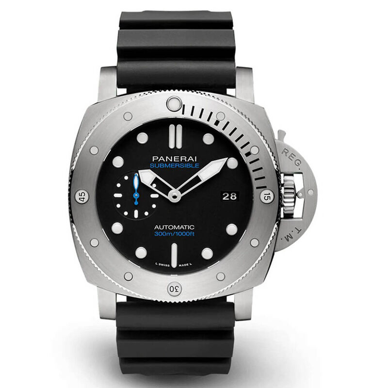 PANERAI Submersible 1950 Titanio Black Dial Titanium Watch, 47mm image number 0