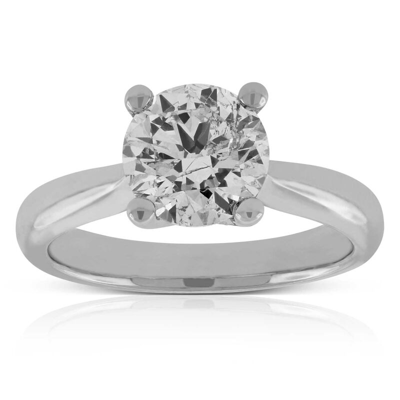 Diamond Solitaire Ring 14K, 2 ct. image number 0
