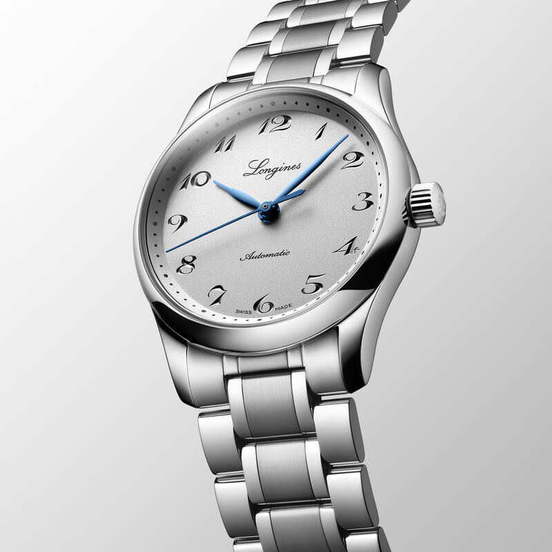 Longines Master Collection Silver Dial Watch, 34mm image number 1