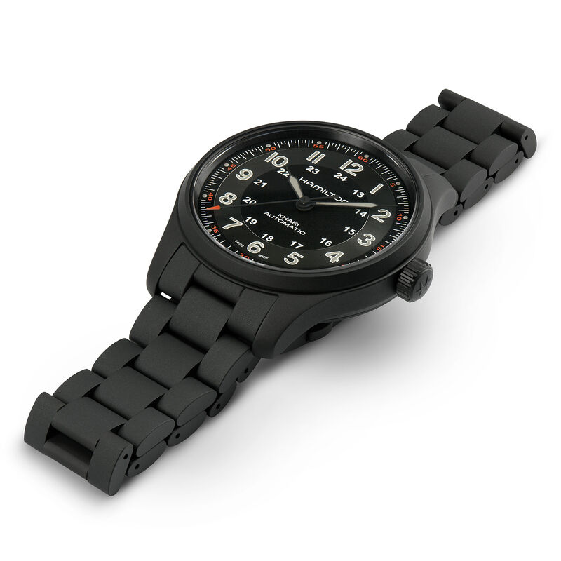 Hamilton Khaki Field Black Dial Watch, 42mm image number 2