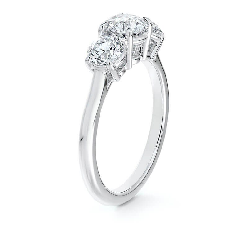 De Beers Forevermark Journey™ 3-Stone Diamond Ring 18K image number 1