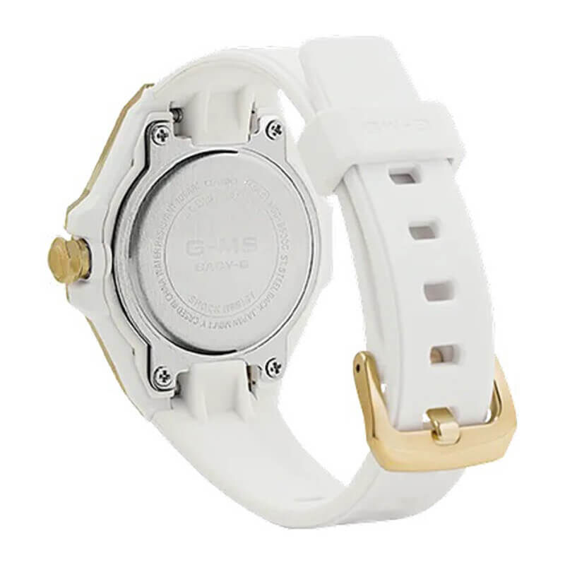 G-Shock G-MS White Strap Gold PVD Solar Watch, 42.4mm image number 2