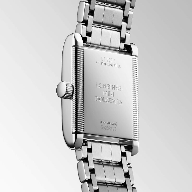 Longines Mini Dolcevita Watch Silver-Tone Dial Steel Bracelet, 29mm image number 2