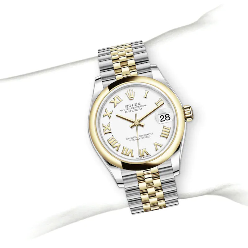 Rolex Datejust 31 Datejust Oyster, 31 mm, Oystersteel and yellow gold - M278243-0002 at Ben Bridge