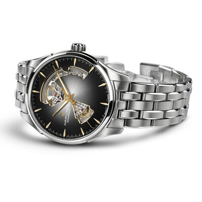 Hamilton Jazzmaster Open Heart Auto Silver Dial Watch, 40mm