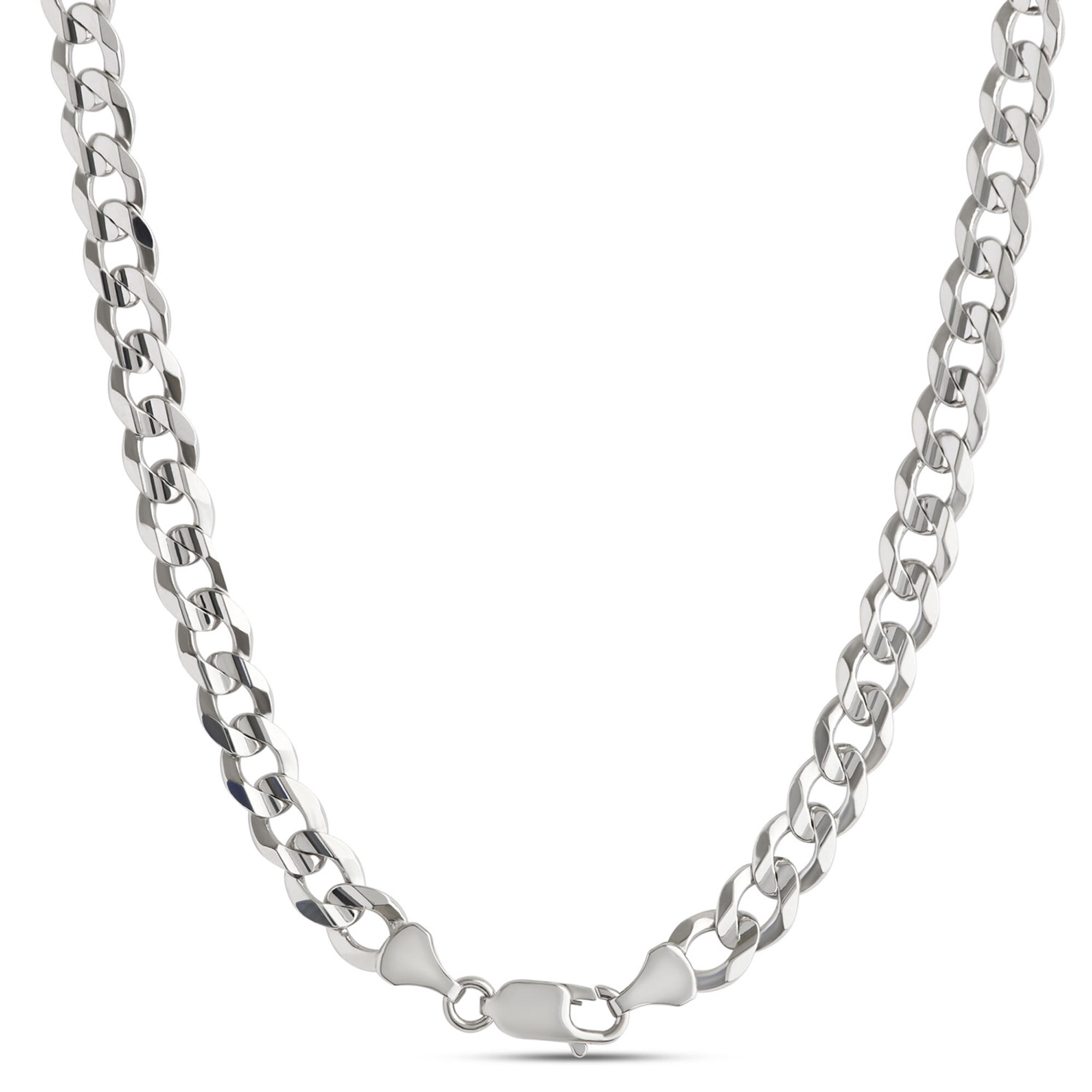 24-Inch Curb Chain, Sterling Silver