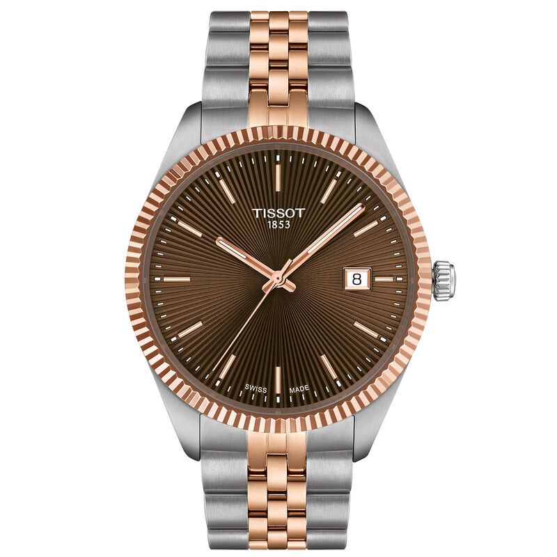 TISSOT Ballade Brown Dial Watch, 40mm image number 0