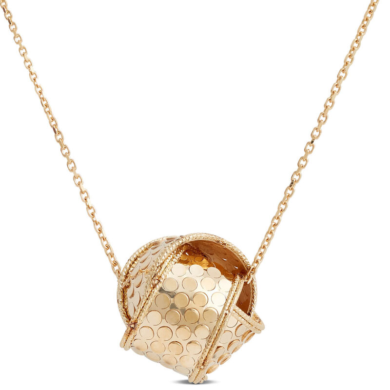 Toscano Knot Pendant Necklace, 14K Yellow Gold image number 0
