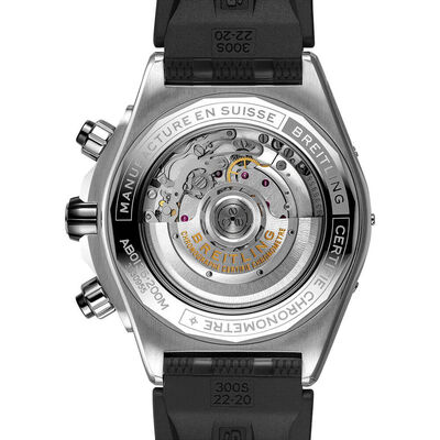 Breitling Super Chronomat B01 44 Black Rubber Watch, 44mm