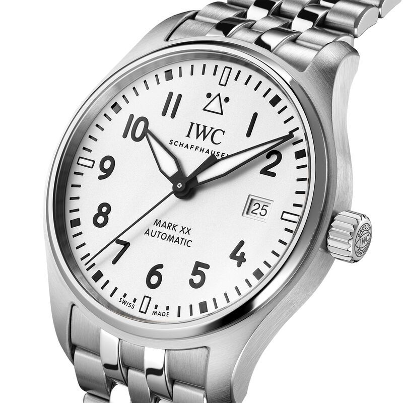 IWC Pilot's Watch Mark XX White Dial Watch, 40mm image number 3