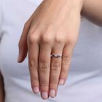Marquise Sapphire & Diamond Ring 14K
