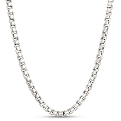 Toscano Classic Veneziana Link Necklace, Sterling Silver