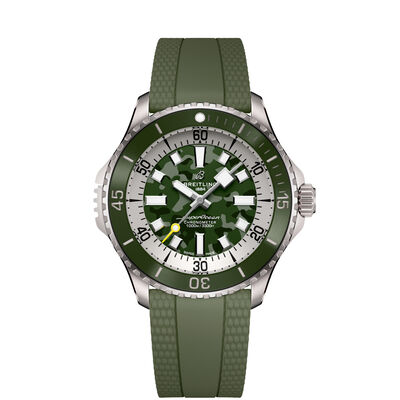 Breitling Superocean Automatic Super Diver TTM Green Dial Watch, 46mm