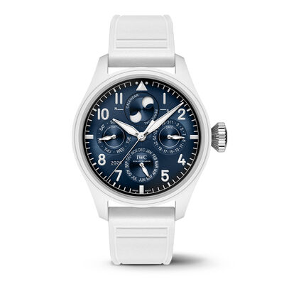 IWC Big Pilot's Perpetual Calendar ProSet Le Petit Prince Blue Dial Watch, 42.9mm