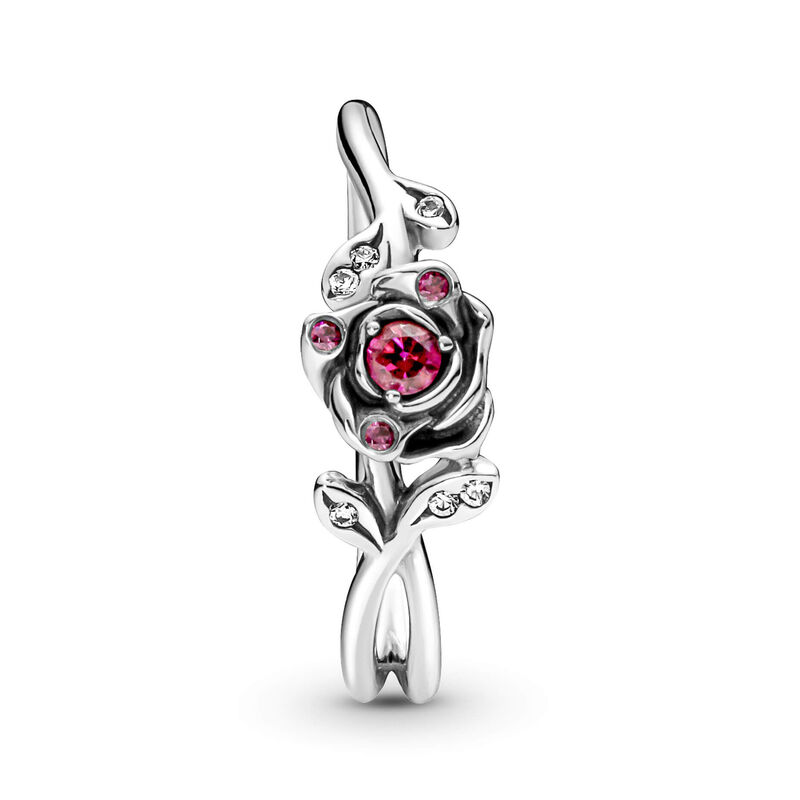 Pandora Disney Beauty and the Beast Rose CZ Ring image number 1
