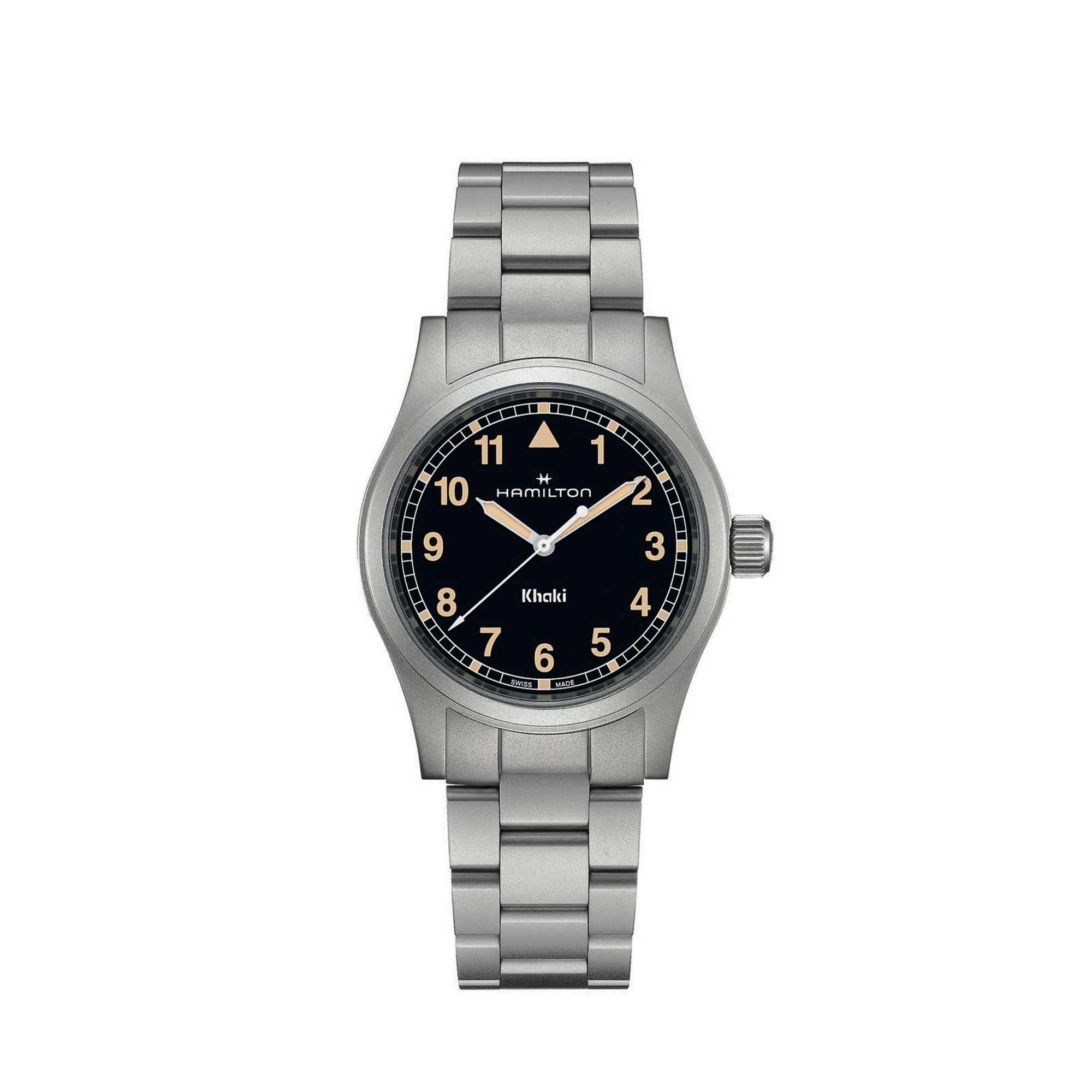 Hamilton Khaki Field Quartz Watch Black Dial, 38mm