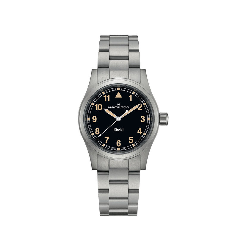 Hamilton Khaki Field Quartz Watch Black Dial, 38mm image number 0