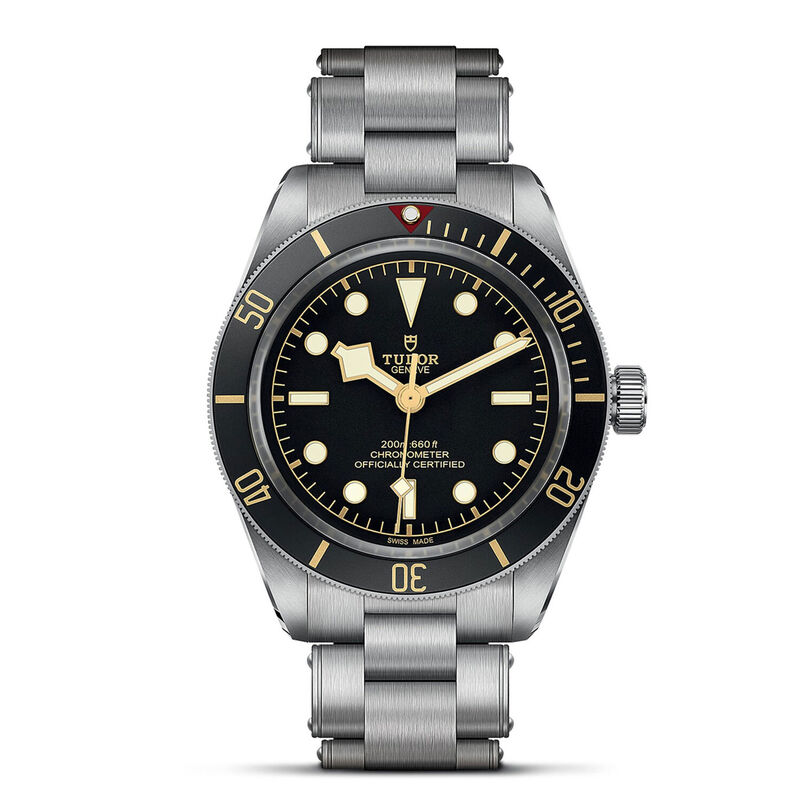 TUDOR Black Bay Fifty- Eight Watch Steel Case Black Dial Steel Bracelet, 39mm image number 0