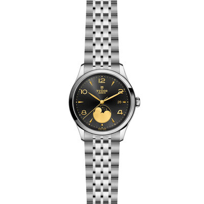 TUDOR 1926 Luna Black Dial Watch, 39mm