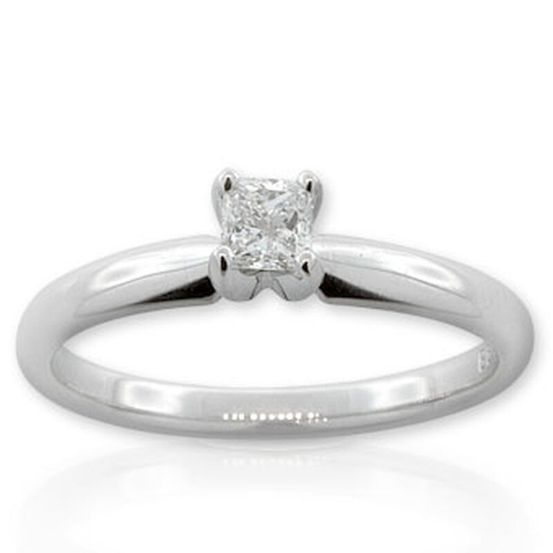 Ikuma Canadian Princess Cut Diamond Solitaire Ring 14K, 1/4 ct. image number 0