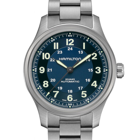 Hamilton Khaki Field Titanium Auto Watch Blue Dial, 42mm