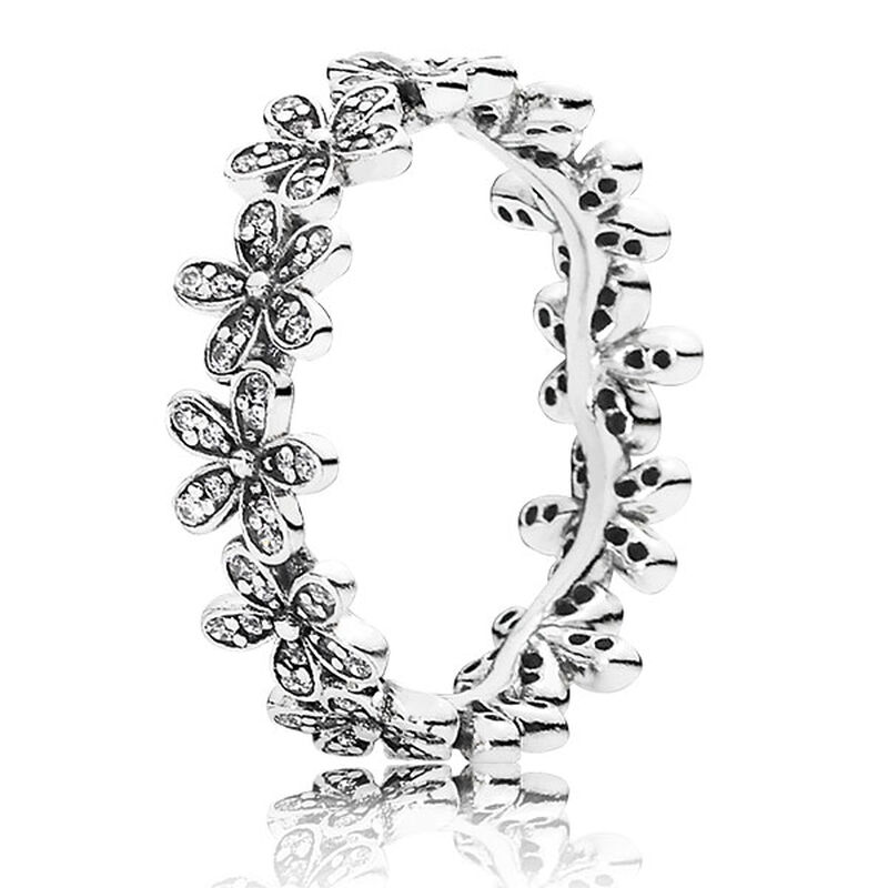 Pandora Daisy Flower CZ Ring image number 0