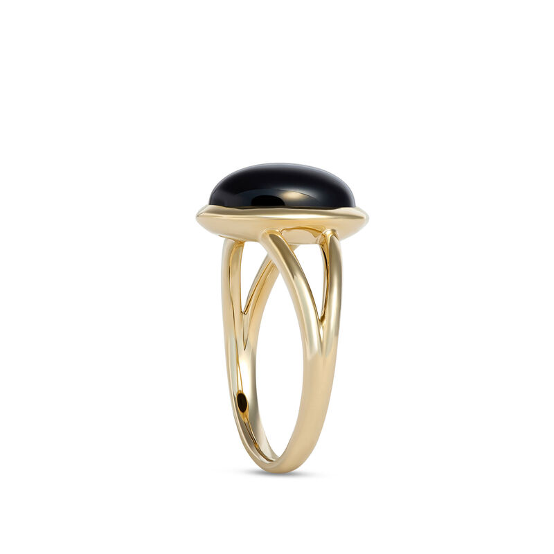 Agate Ring, 14K Yellow Gold image number 1