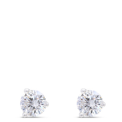 Ben Bridge Signature Diamond Studs, 18k White Gold
