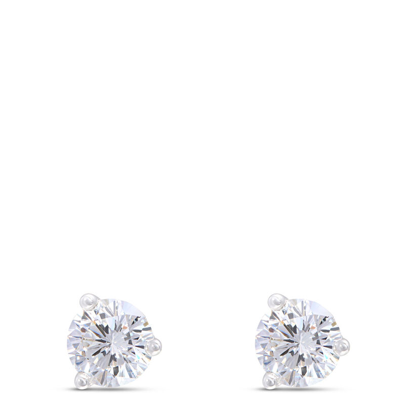 Ben Bridge Signature Diamond Studs, 18k White Gold image number 0