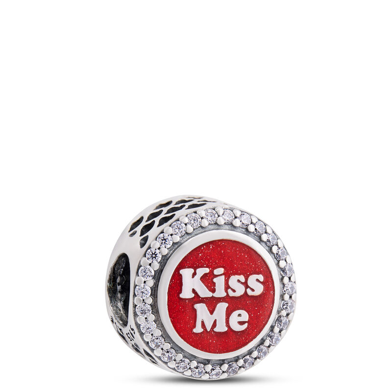 Pandora Kiss Me Bead Charm image number 1