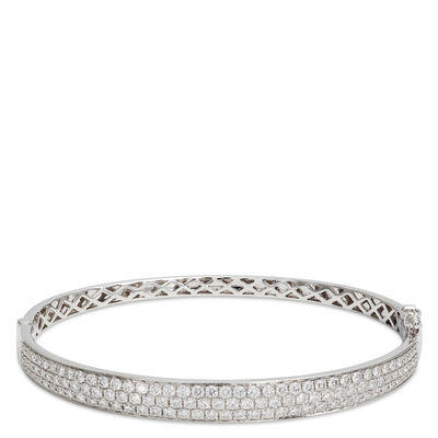 Diamond Pav&eacute; Bangle 14K, 2.3 ctw.