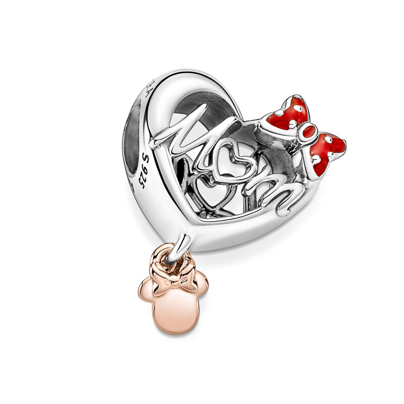 Pandora Disney Minnie Mouse Mom Heart Charm image number 4