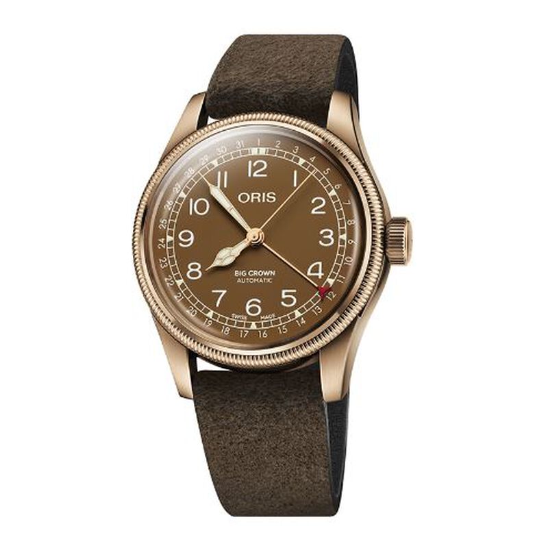 Oris Big Crown Bronze Pointer Date Watch Brown Dial, 40mm image number 0