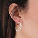 Double Hoop Earrings 14K