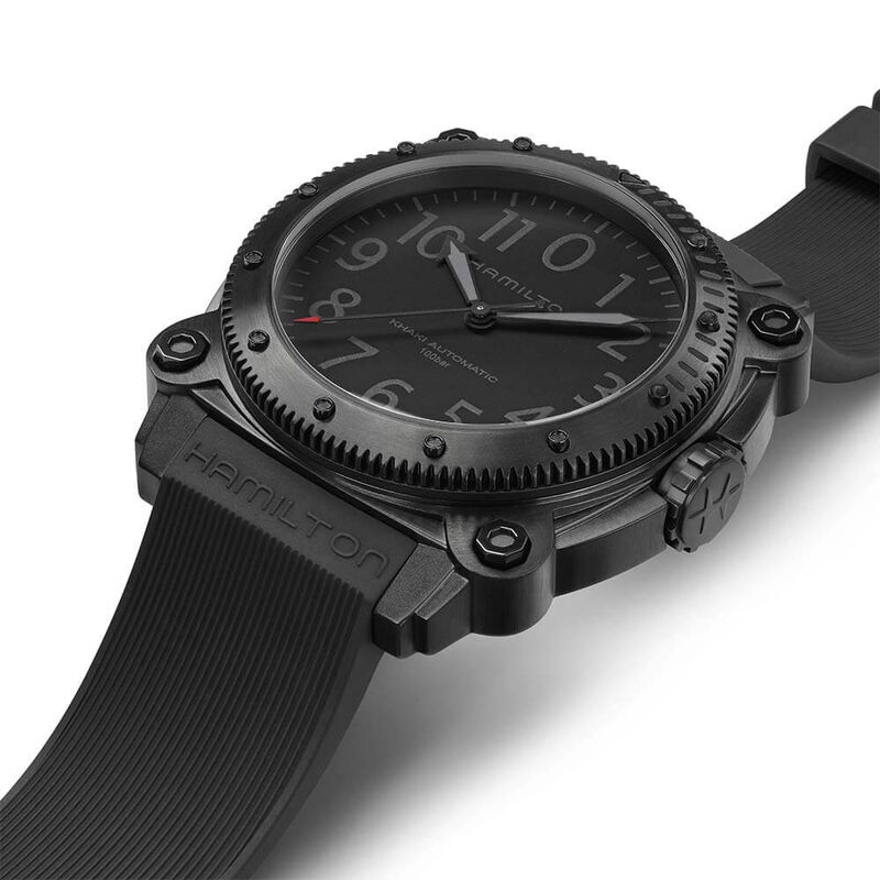 Hamilton Khaki Navy BeLOWZERO Limited Edition Red Detailed TENET Watch, 46mm image number 2