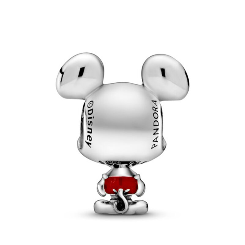 Pandora Disney Mickey Mouse Red Trousers Enamel Charm image number 2