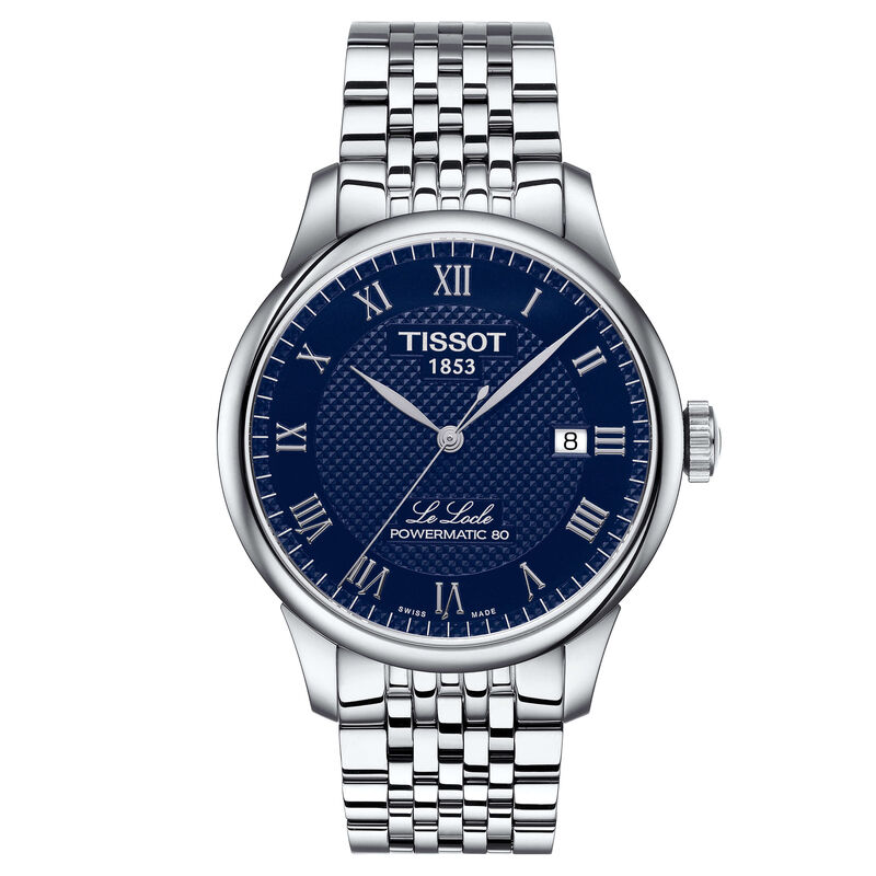 Tissot Le Locle Powermatic 80 Blue Steel Auto Watch, 39.3mm image number 1