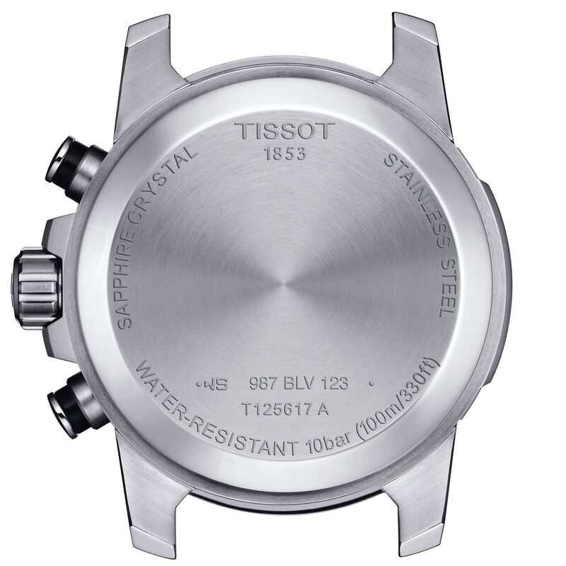 Tissot Supersport Chrono Black & Blue Steel Quartz Watch, 45.5mm image number 2