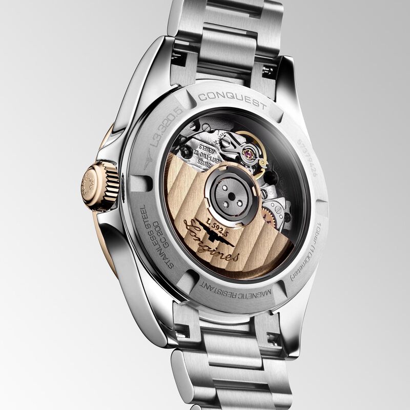 Longines Conquest Green Dial Watch, 30mm image number 5