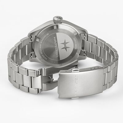 Hamilton Khaki Field Mechanical Power Reserve Black Dial Watch, 40mm