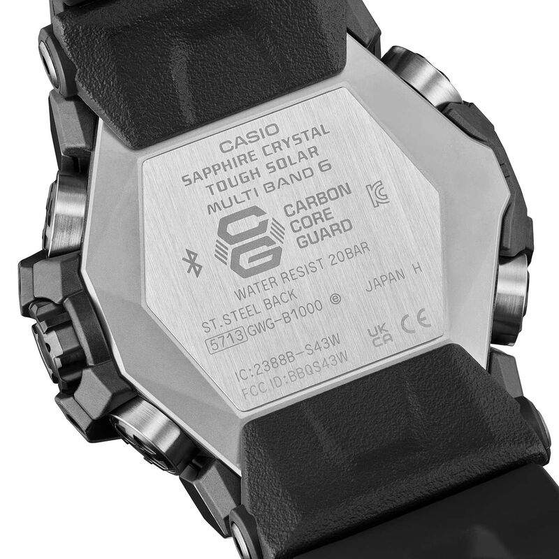 G-Shock Master of G-Land Mudmaster Watch Black Dial Black Resin Strap, 58.7mm image number 2