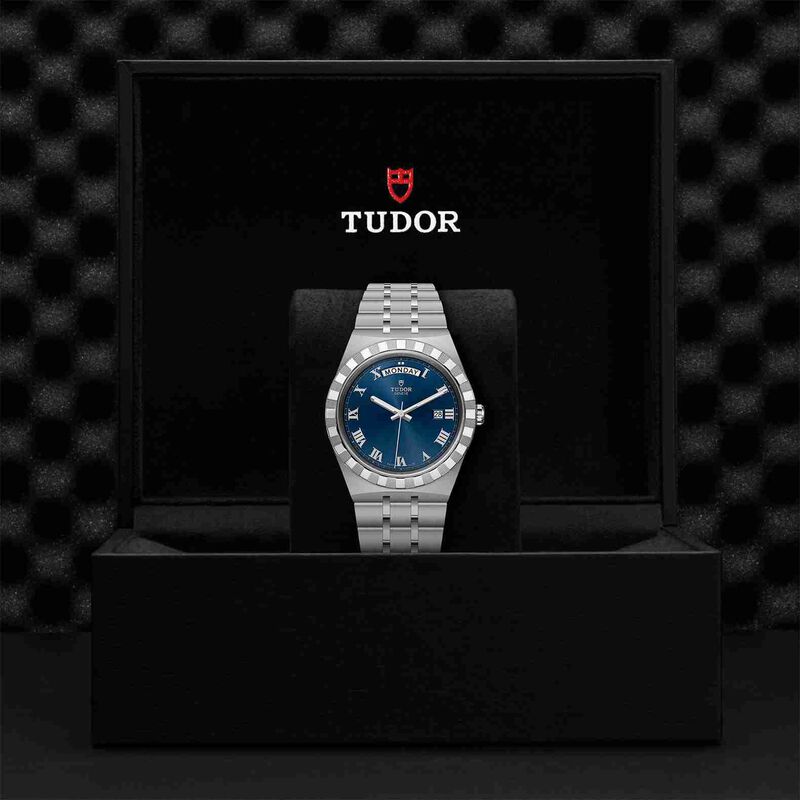 TUDOR Royal Watch Steel Case Blue Dial Steel Bracelet, 41mm image number 2